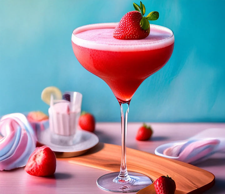 Clean Spiced Strawberry Daiquiri