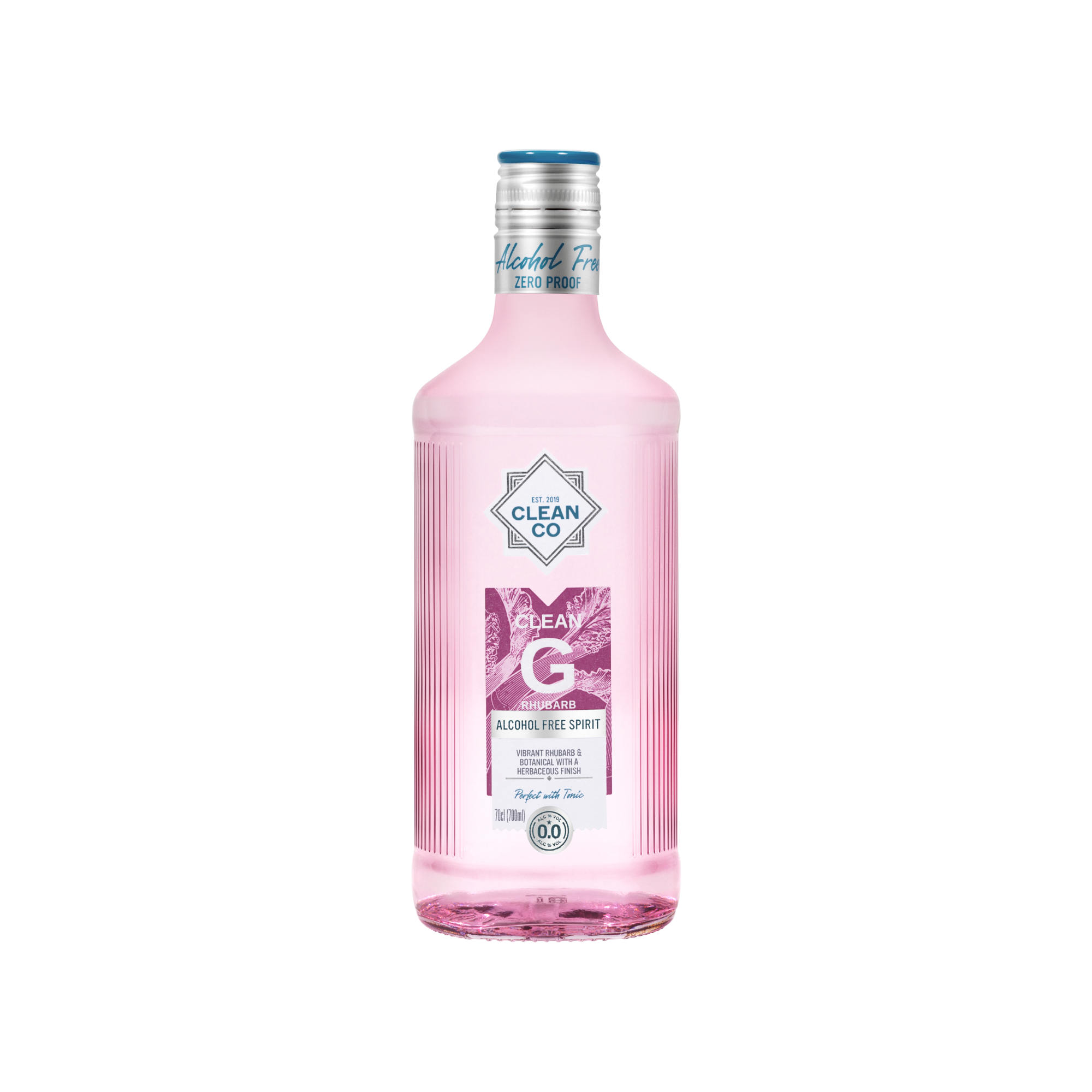 Clean G Rhubarb NonAlcoholic Pink Spirit Alternative